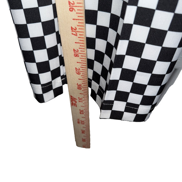 Lesmart Golf Trousers Size 12 Black White Checkered Performance Activewear - Picture 7 of 12